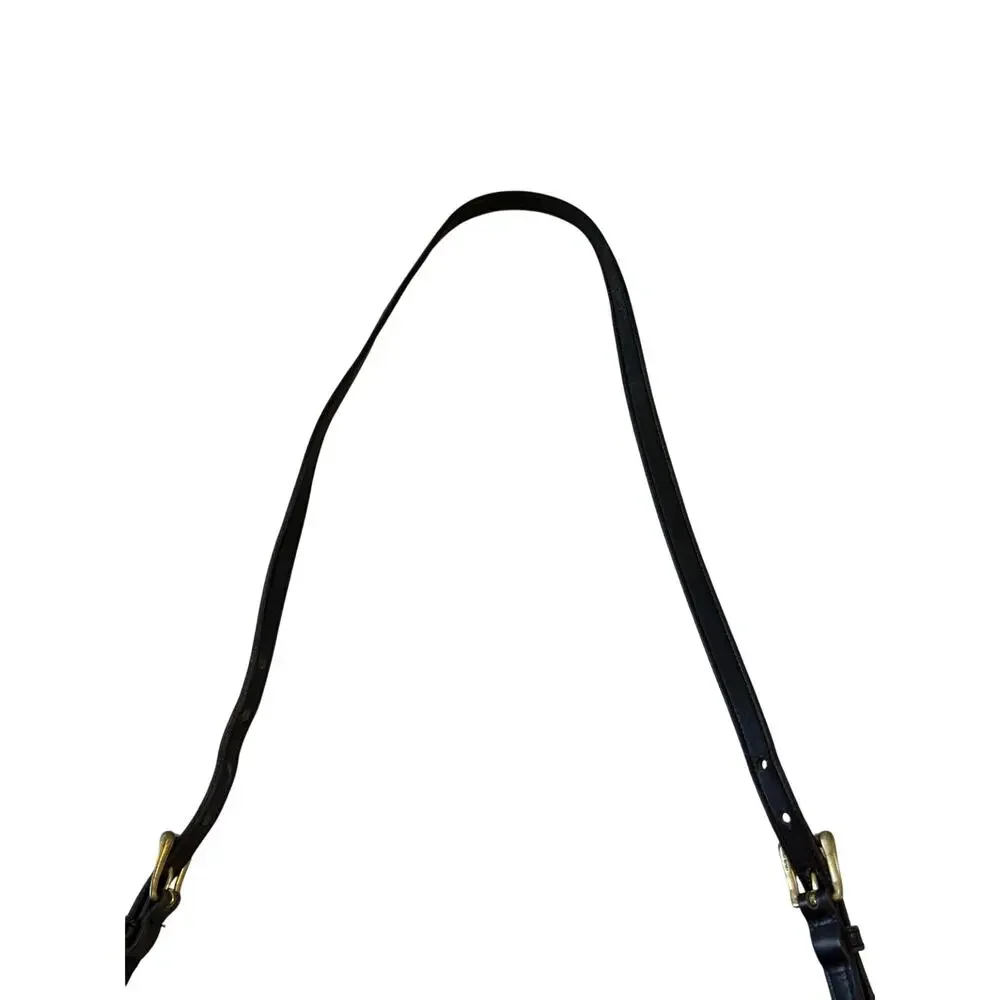 Dooney & Bourke Leather Equestrian Crossbody Bag Black Vintage - Picture 15 of 16